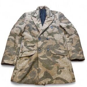 Hypnose Korean Brand Men’s Camouflage Overcoat Size 52 Medium